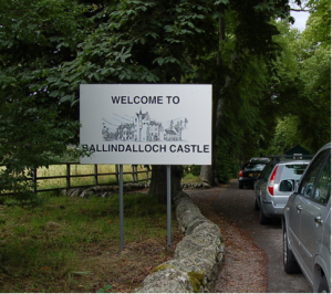 Ballindalloch Estate entrance